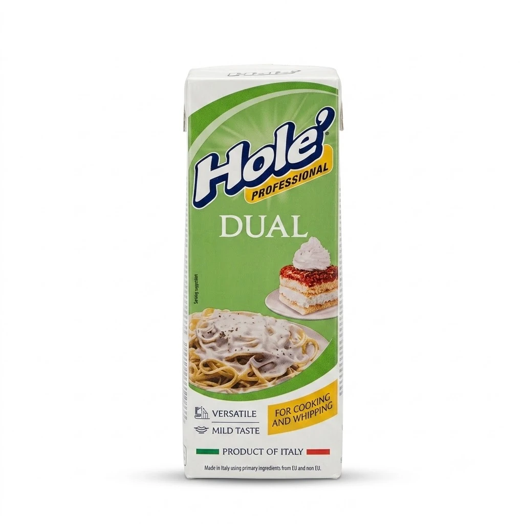 HOLE ŞEKERSİZ PİŞİRME ÇIRPMA KREMASI DUAL 1 LT * 10 AD