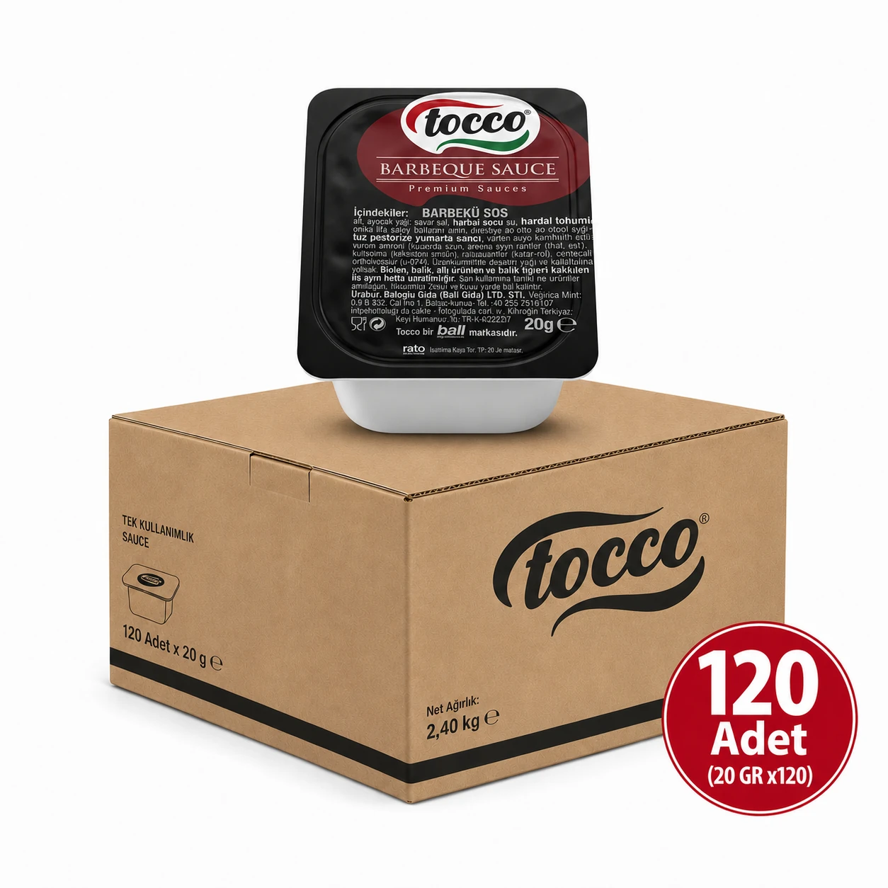 TOCCO BARBEKÜ KÜVET SOS  120 Lİ *1 PK