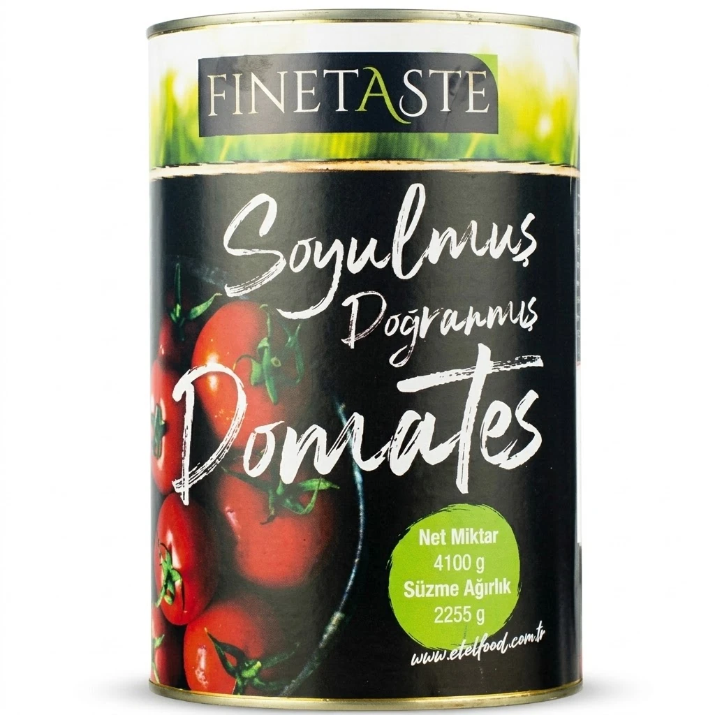 FINE TASTE SOYULMUŞ DOĞRANMIŞ DOMATES 4.1 KG * 6 AD