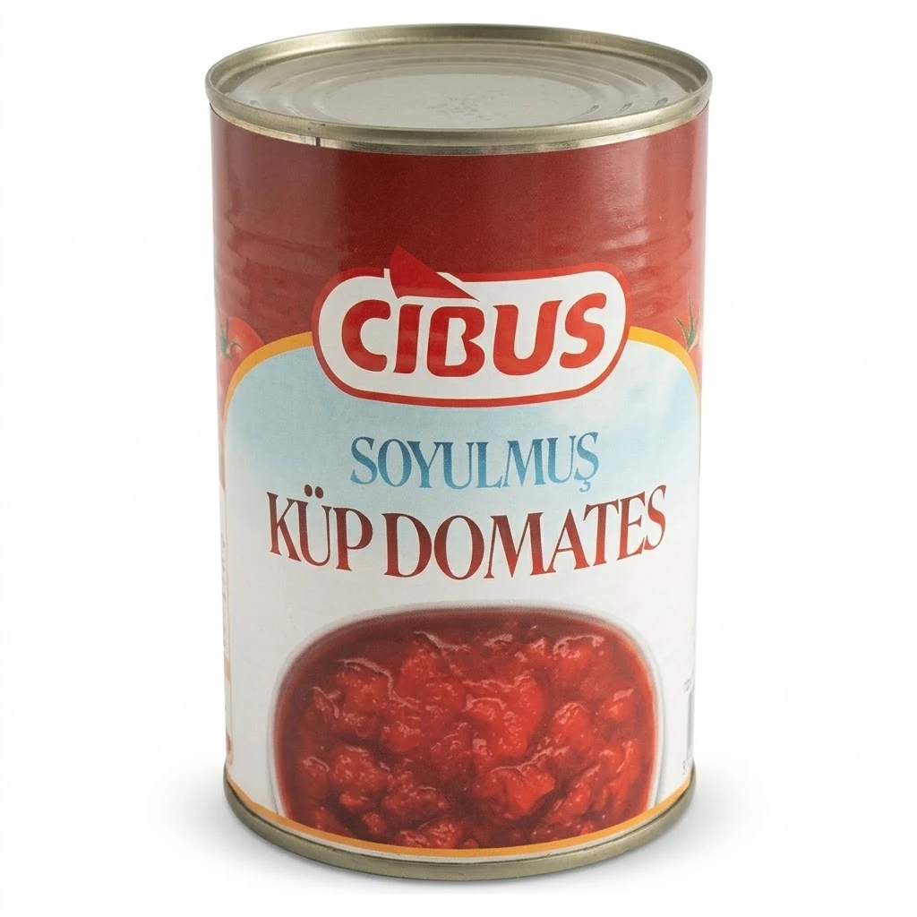 CİBUS SOYULMUŞ KÜP DOMATES 4.1 KG * 6 AD