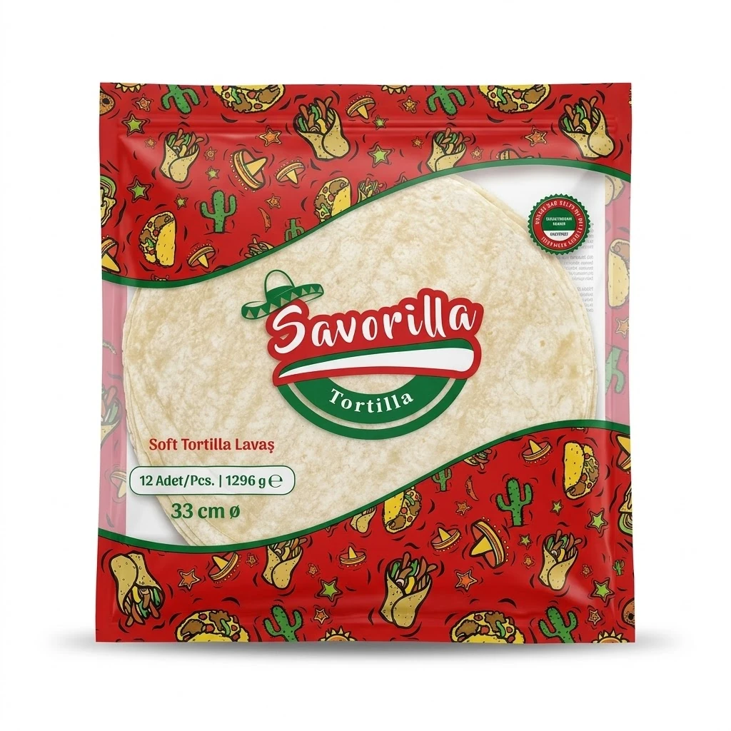 SAVORILLA TORTİLLA 33 CM (12x108 GR)x 6 AD