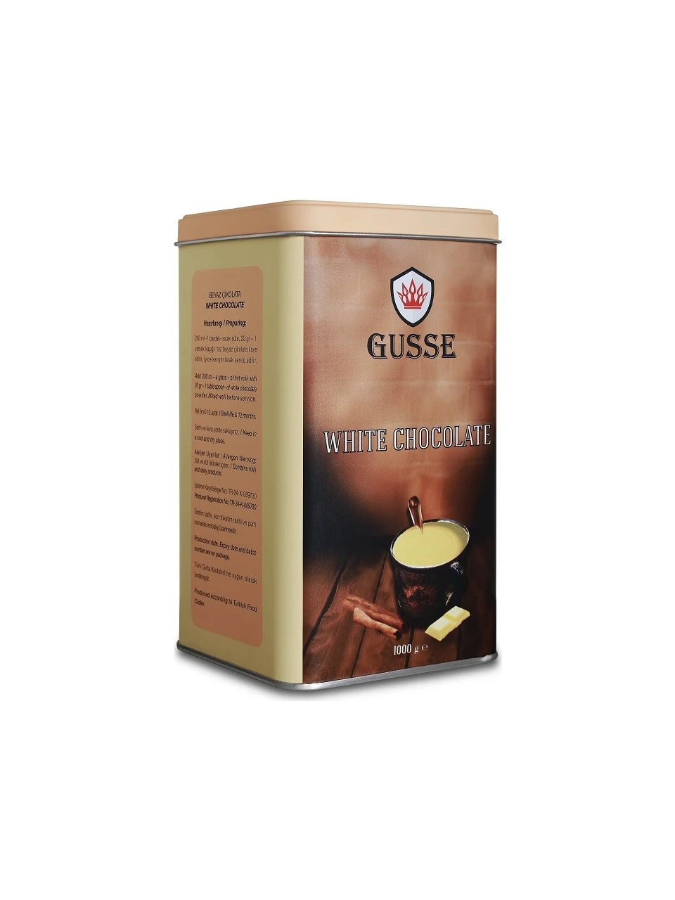 GUSSE SICAK BEYAZ ÇİKOLATA AROMALI TOZ İÇEÇEK 1 KG