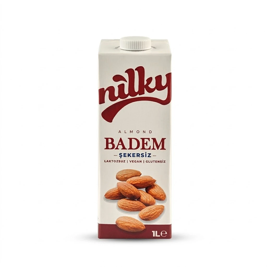 BADEM  ŞEKERSİZ SÜTÜ 1 LT * 12 AD NİLKY