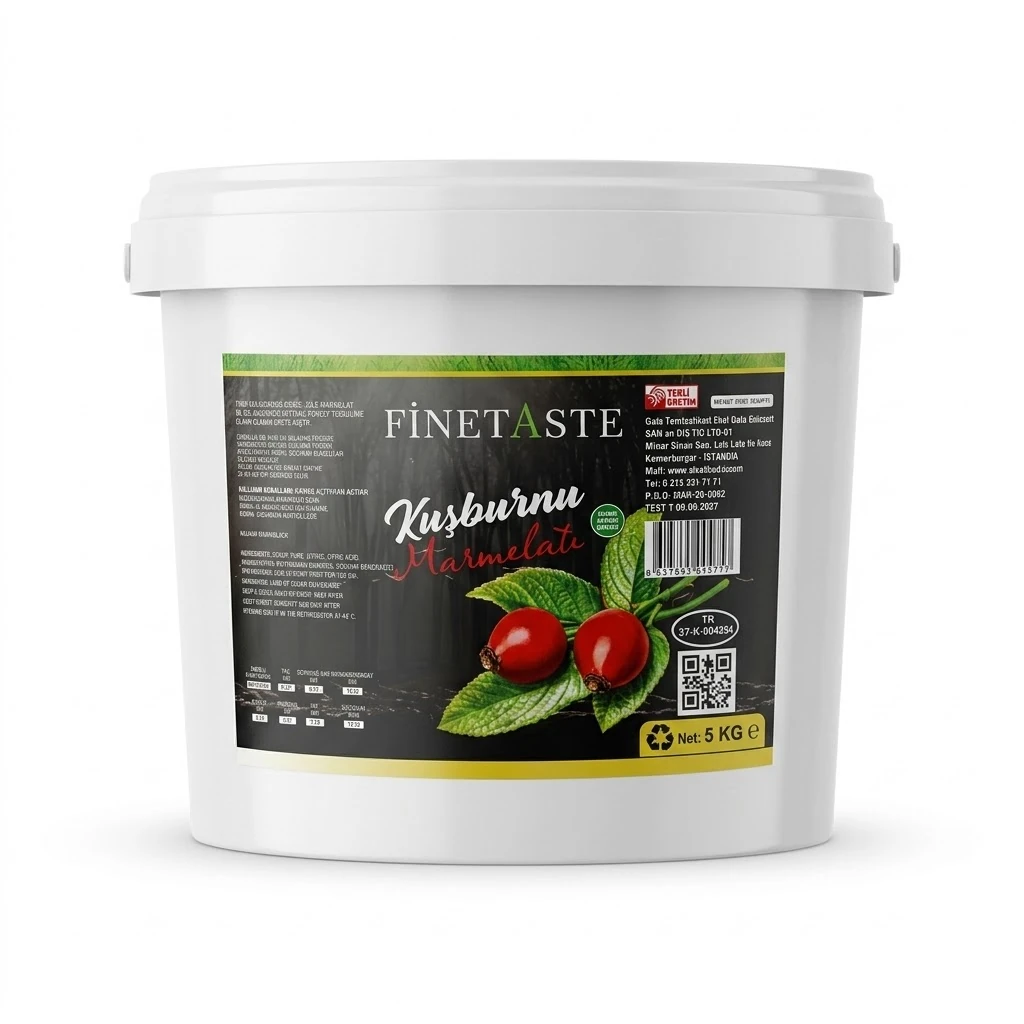KUŞBURNU MARMELATI ( % 65  MEYVE ) 5 KG
