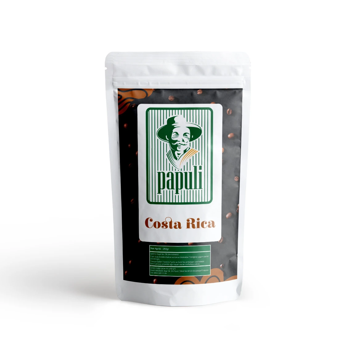 PAPULİ COSTARİCA 250 GR * 12 AD