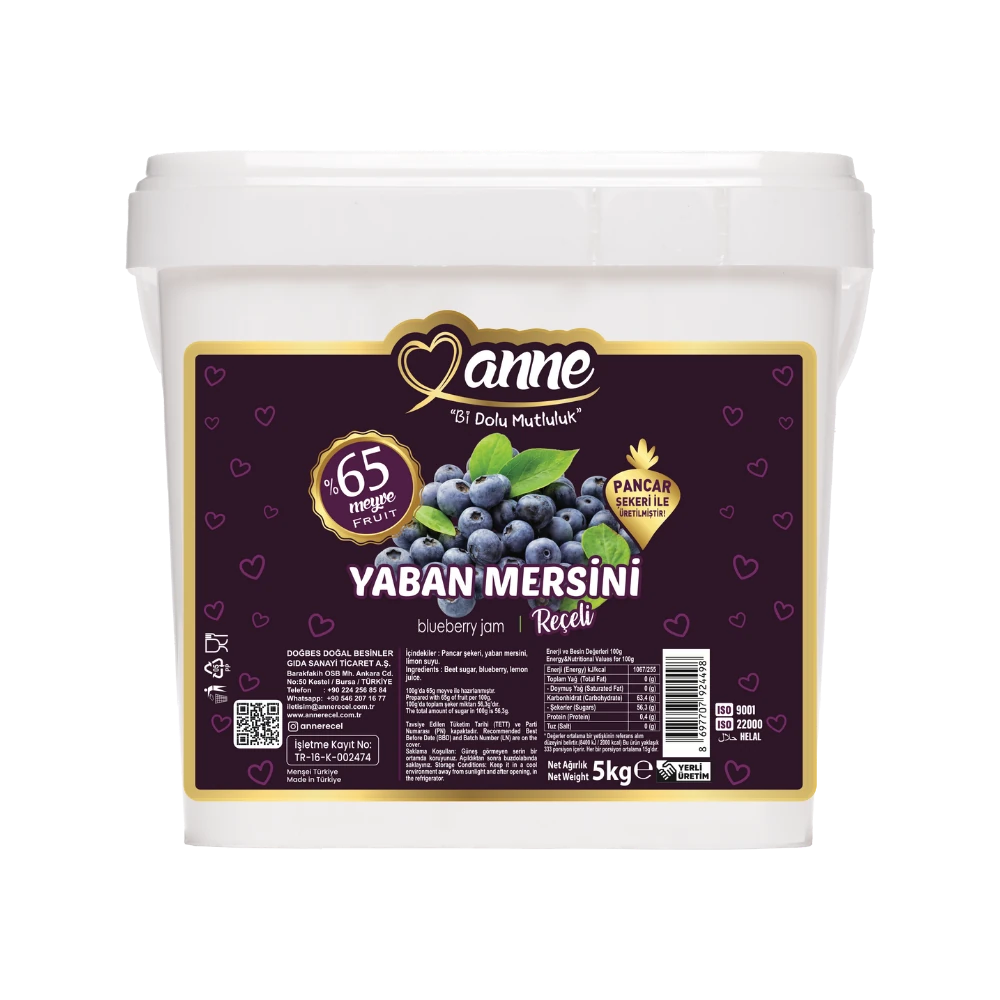 DOĞBES YABAN MERSİNİ 5 KG. 65 MEYVELİ