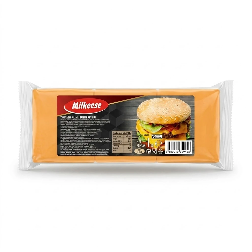 MİLKEESE CHEDDAR DİLİMLİ 1 KG * 5 AD