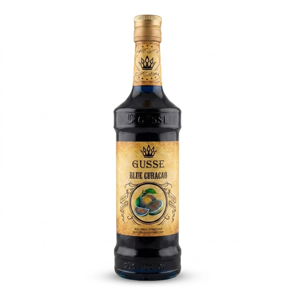 GUSSE TURUNÇ AROMALI KOKTEYL ŞURUP 700 ML ( BLUE CUROCAU )