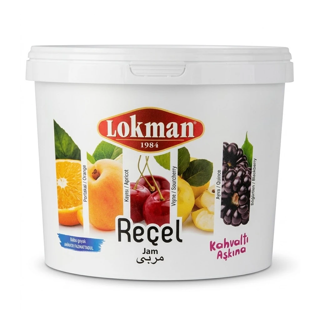 LOKMAN 5/1 VİŞNE REÇEL KOVA ( %45 )