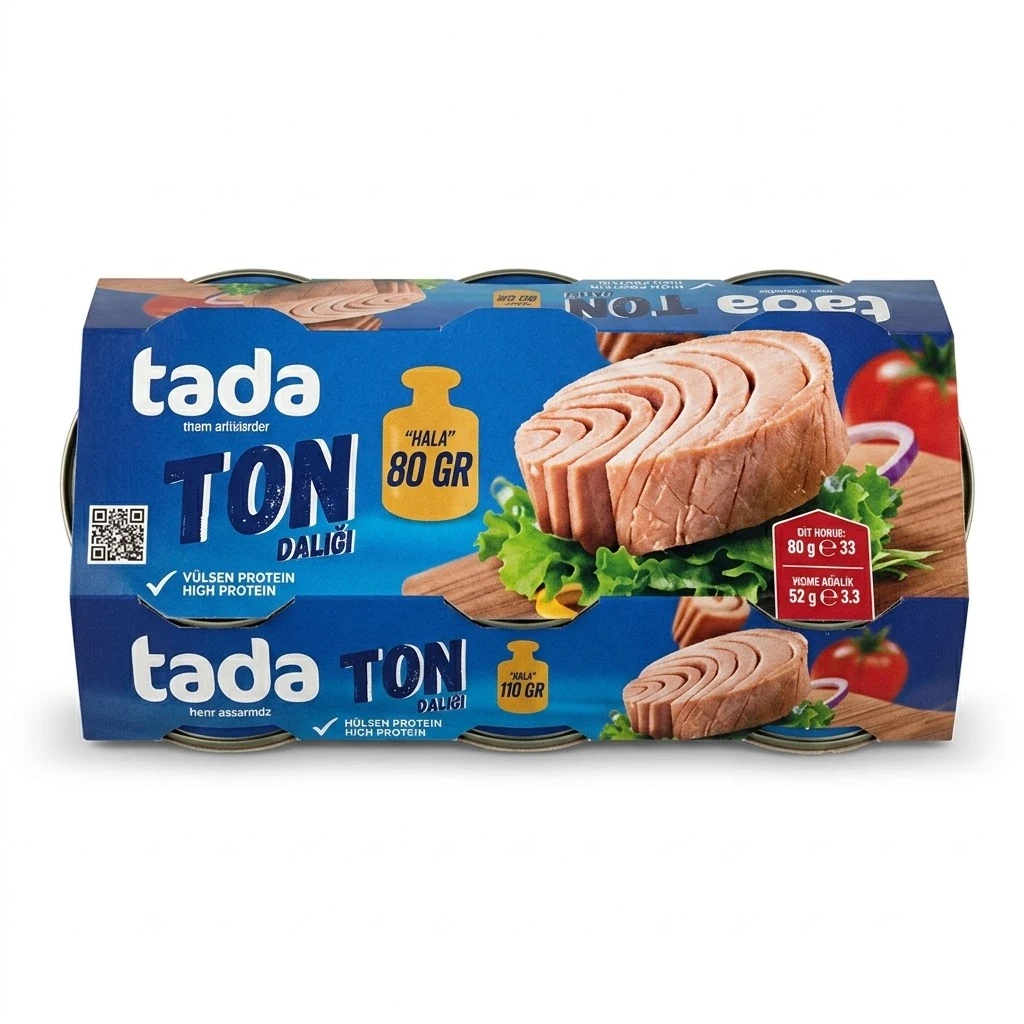 TADA TON BALIĞI 80 GR AYÇ YAĞLI 3'LÜ