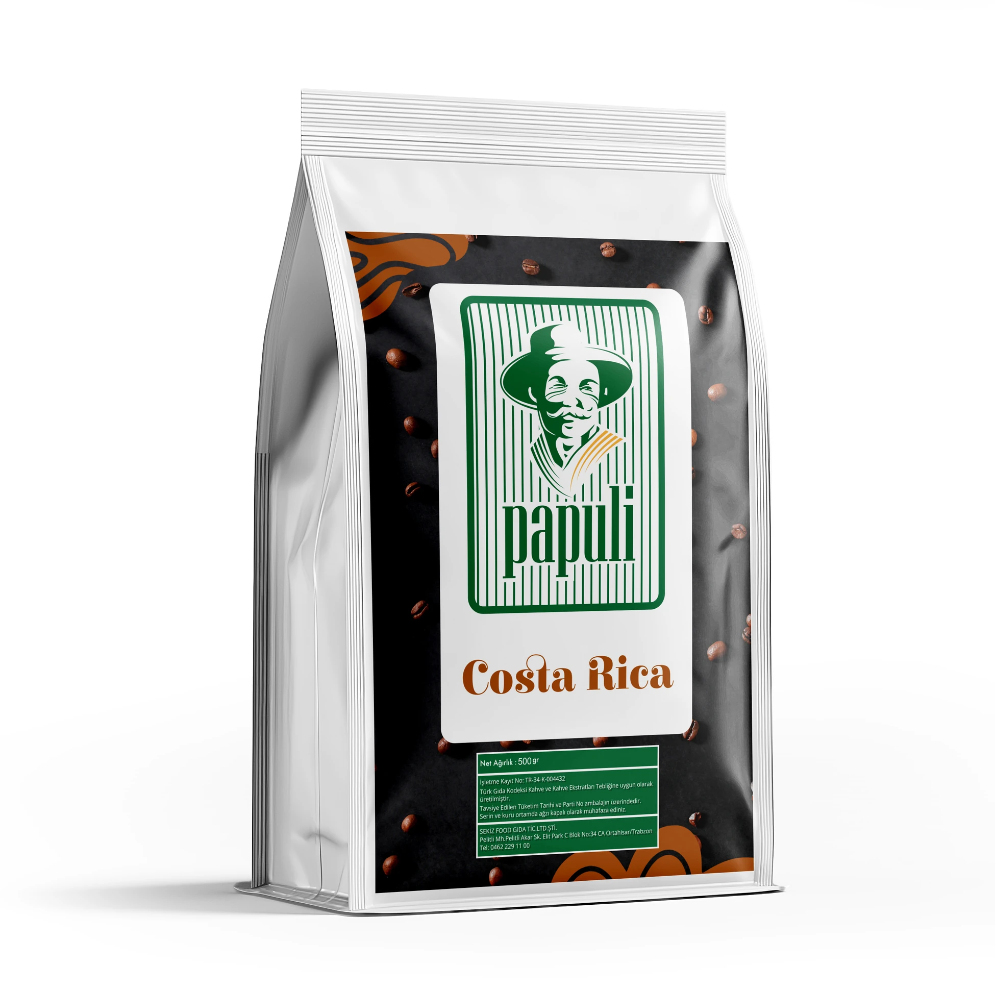 PAPULİ COSTARİCA 500 GR * 12 AD