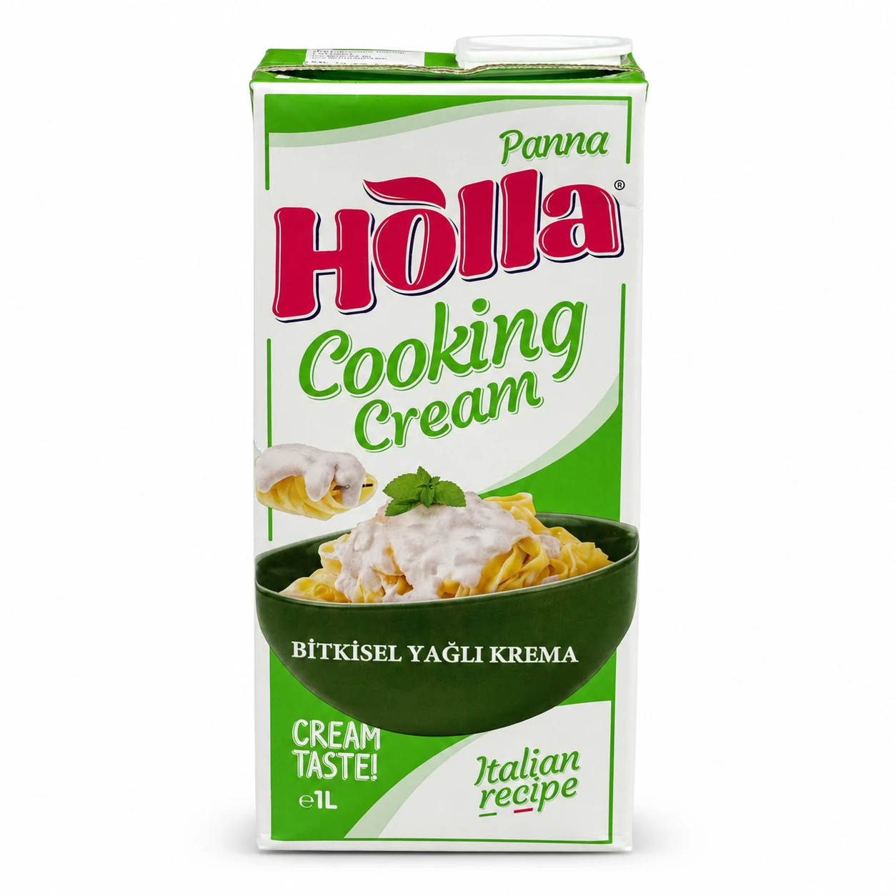 HOLLA BİTKİSEL KREMA ŞEKERSİZ %20.1 YAĞLI 1 LT *12 AD