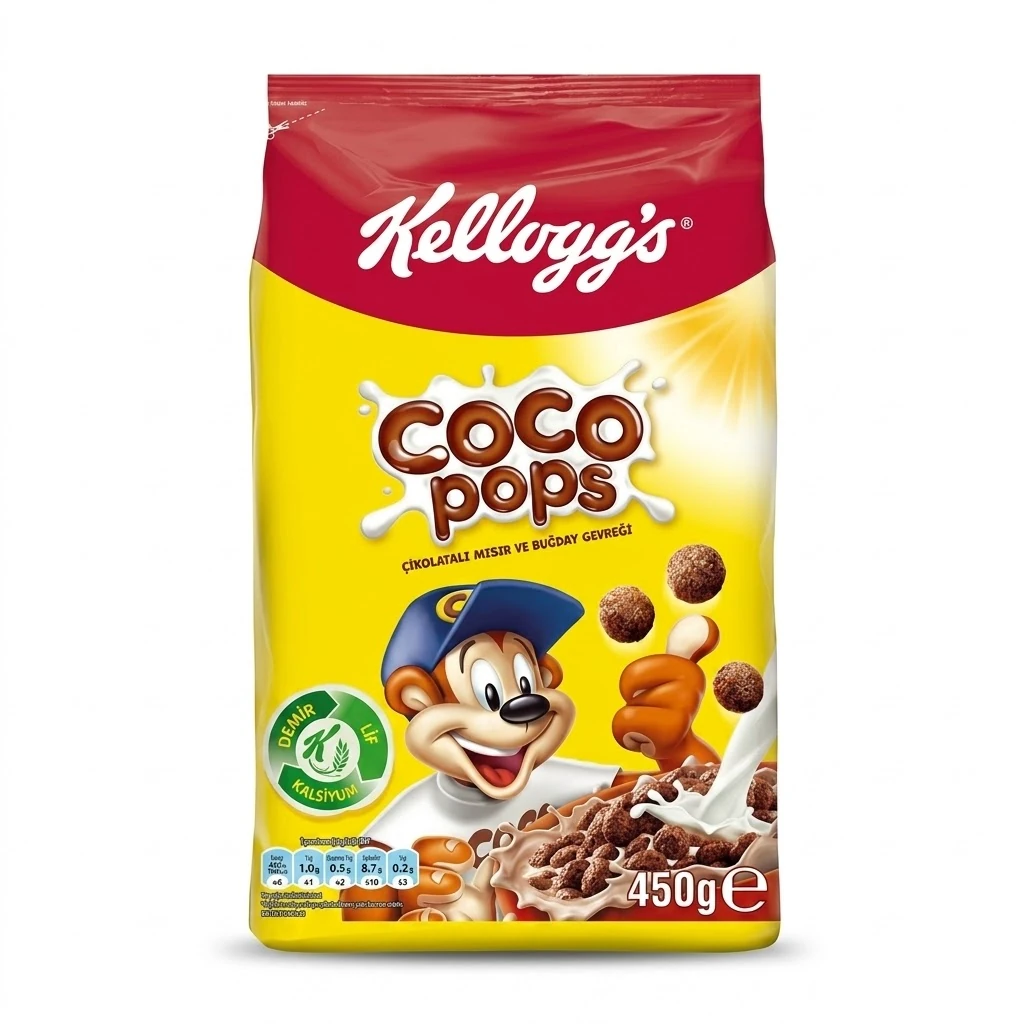 KELLOGGS COCO POPS TOPLARI 450 GR * 12 PK