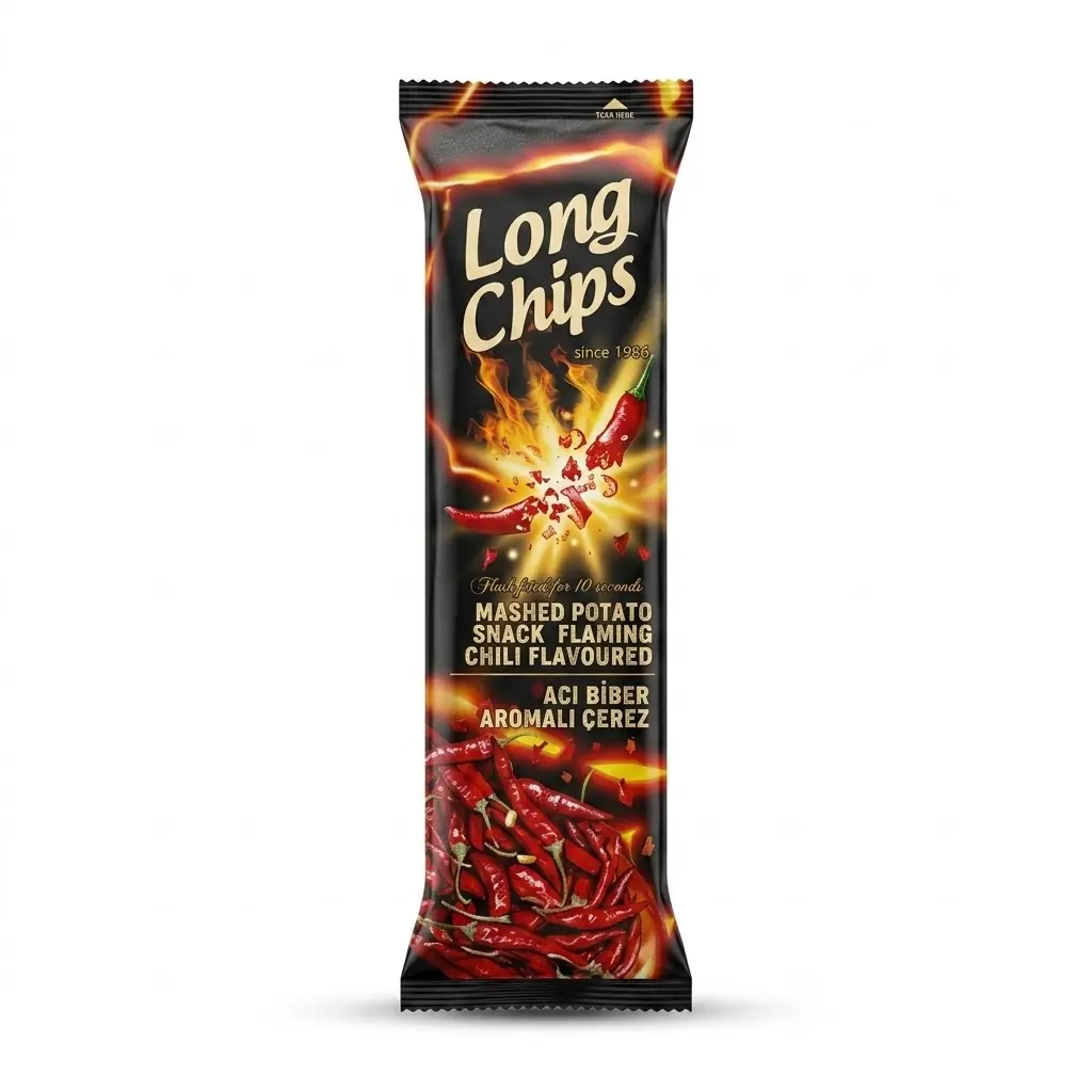 ACI BİBER AROMALI ÇEREZ 75 GR* 20 AD LONG CHİPS
