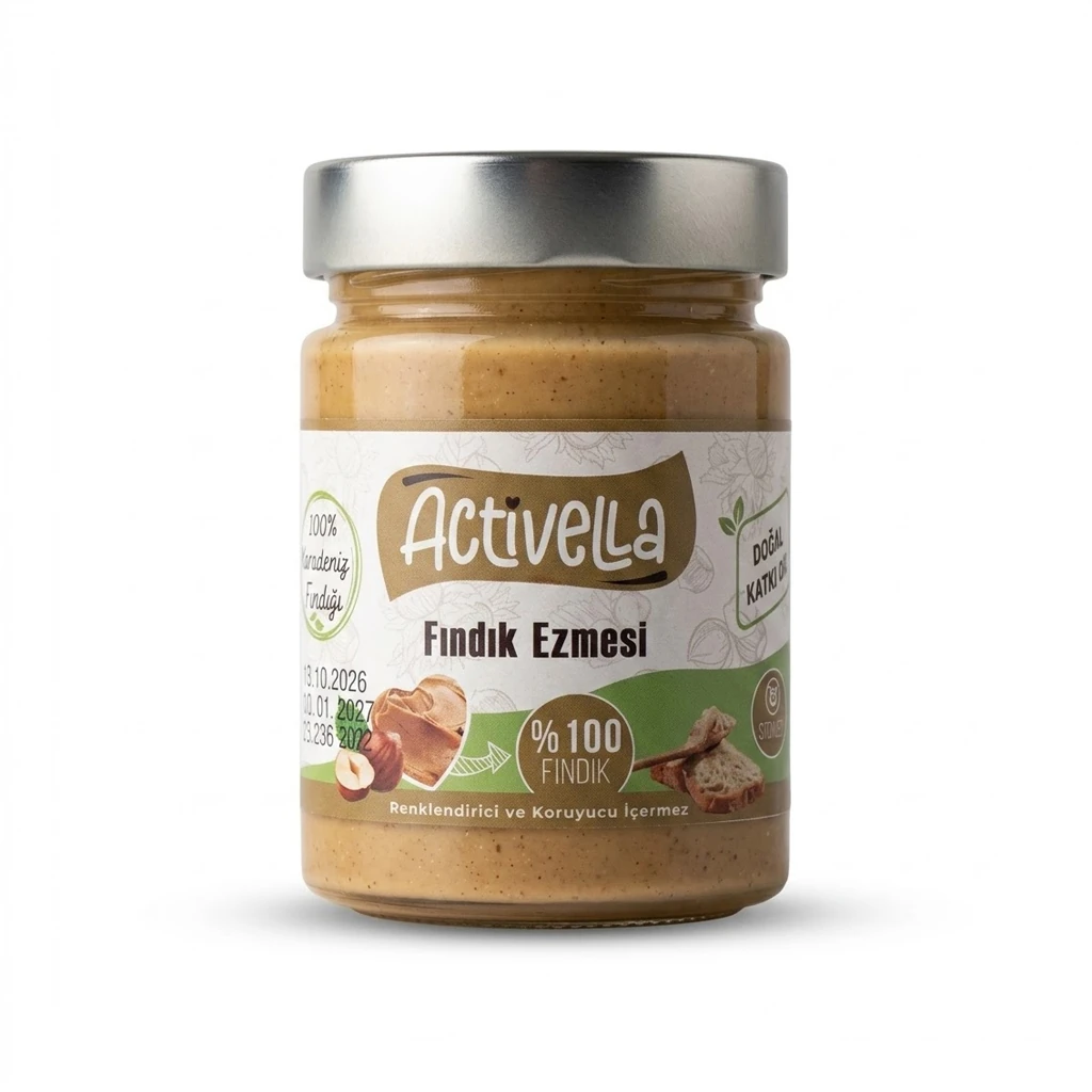 ACTİVELLA %100 FINDIK EZMESİ 320 GR