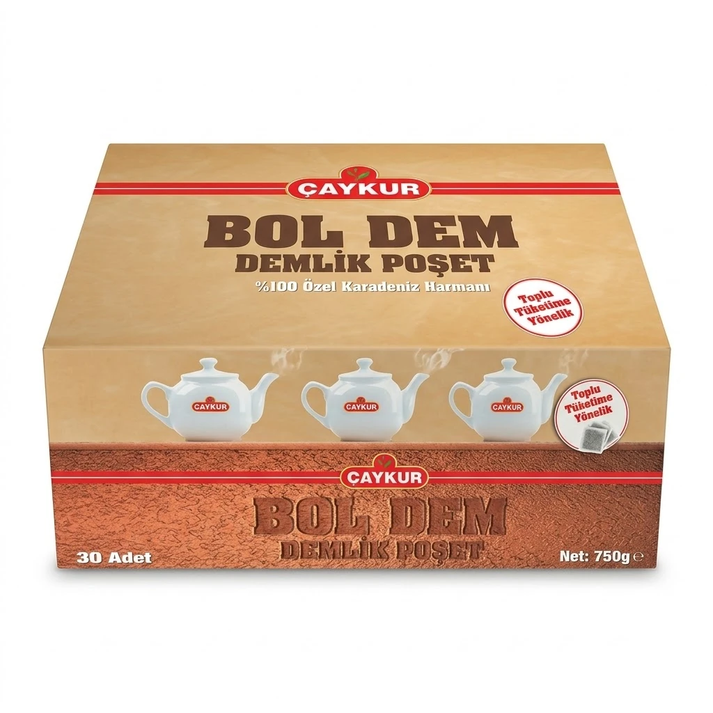 ÇAYKUR EDT DEMLİK SÜZEN POŞET (BOLDEM) 750 GR * 6 AD