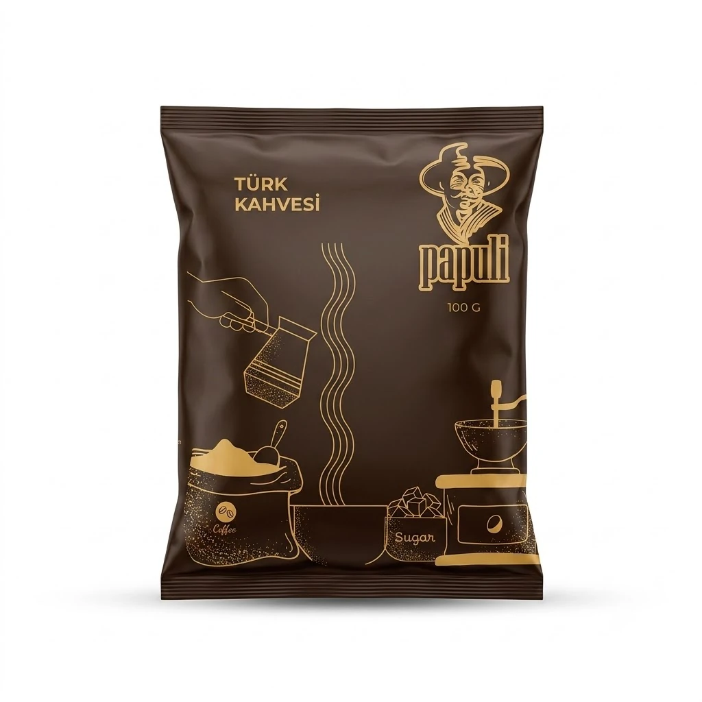 PAPULİ TÜRK KAHVESİ 100 GR *75 AD