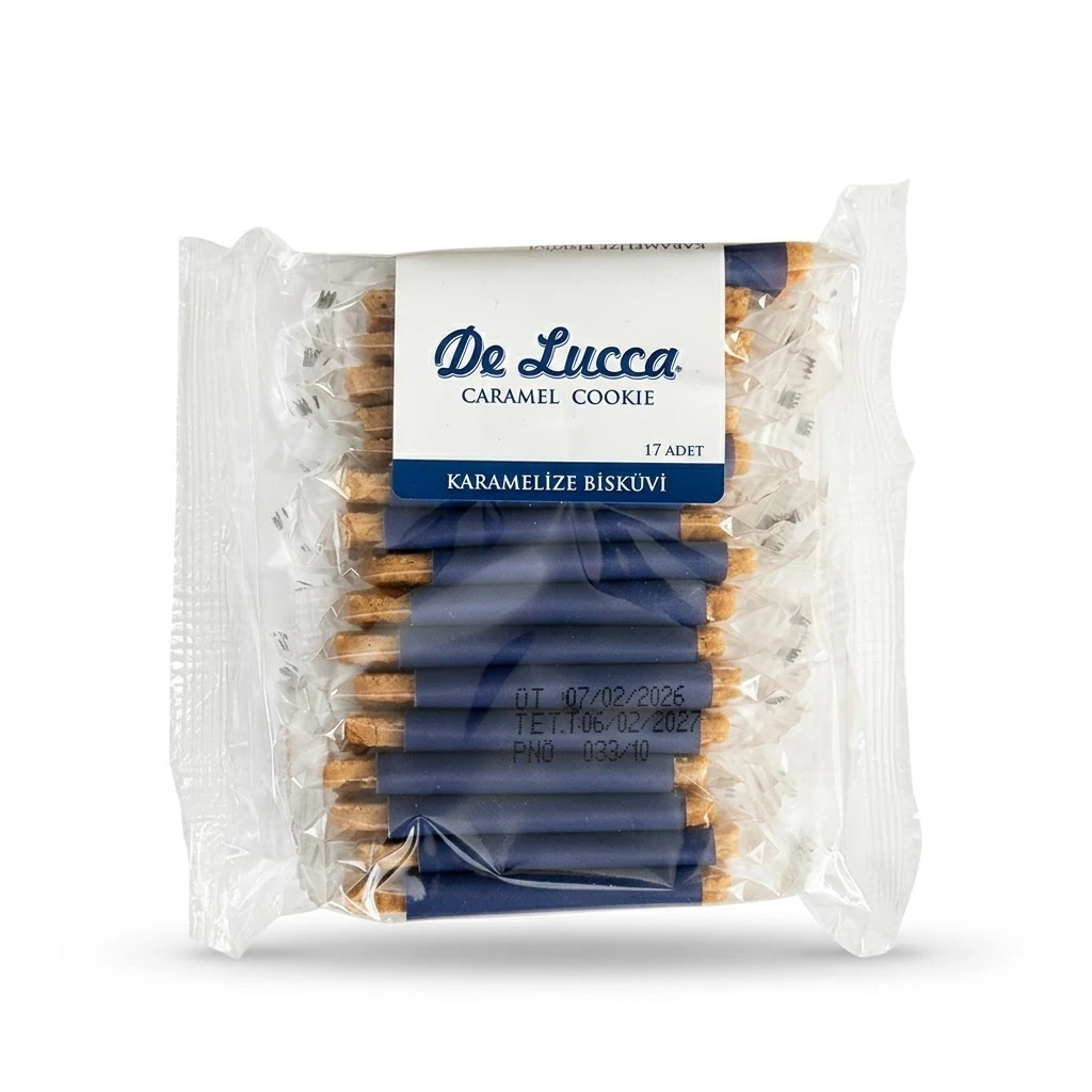 DE LUCCA KARAMELİZE BİSKÜVİ 90 GR 12 PK * 17 AD