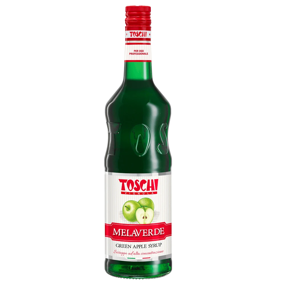 TOSCHI P58 YEŞİL ELMA ŞURUBU 1 LT(1,32 KG) * 6 AD
