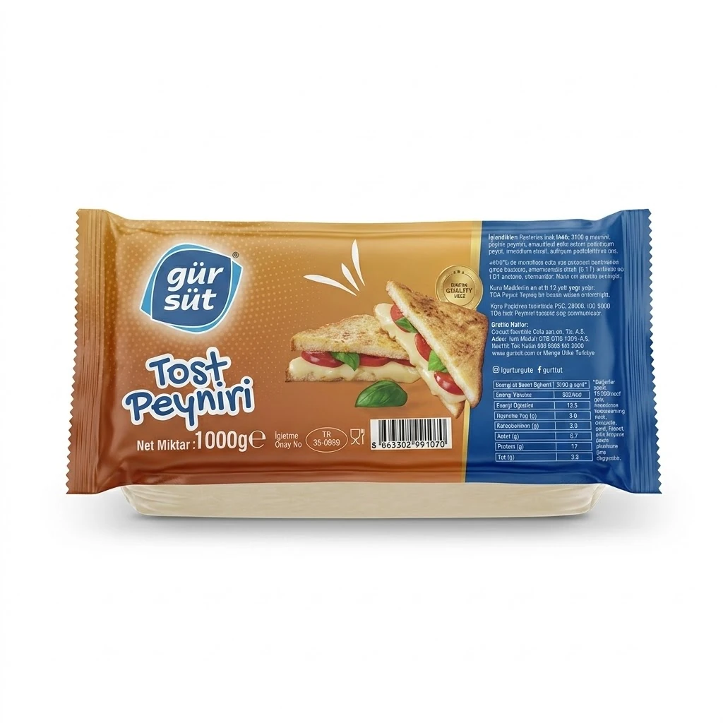 GÜRSÜT TOST PEYNİRİ 1000 GR * 12 AD
