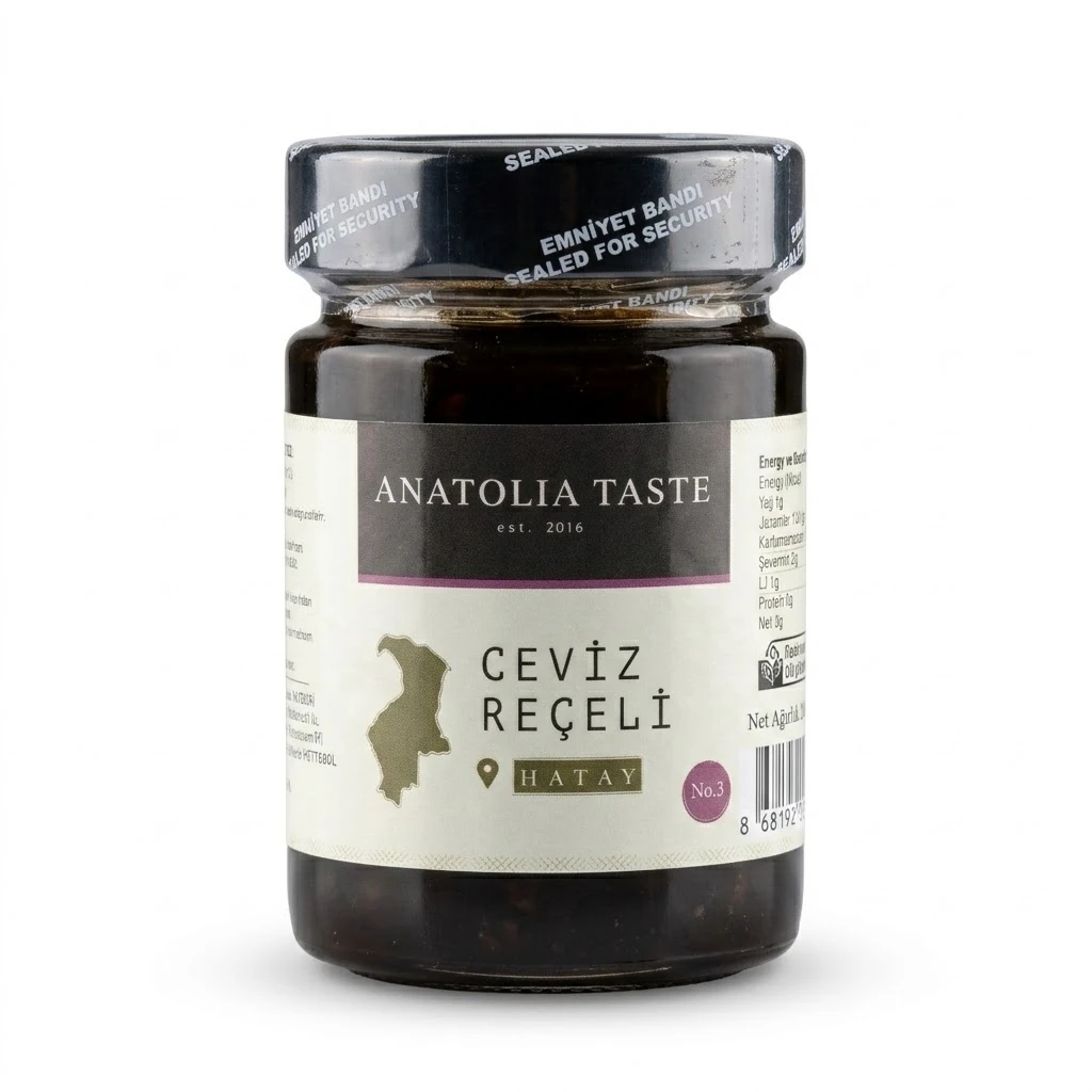 EKOL ANATOLİA CEVİZ REÇELİ 440 GR
