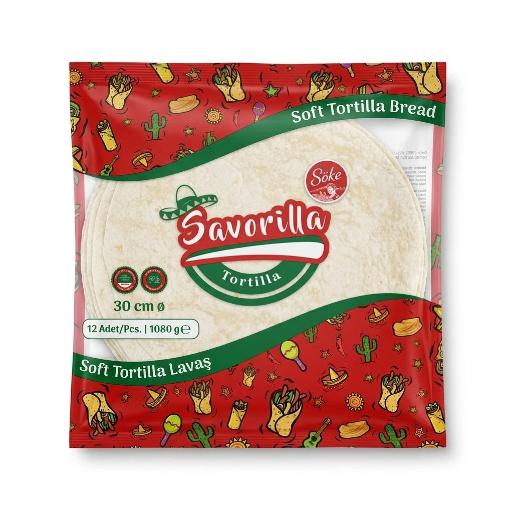 SAVORILLA TORTİLLA 30 CM (12x90 GR)x12 AD
