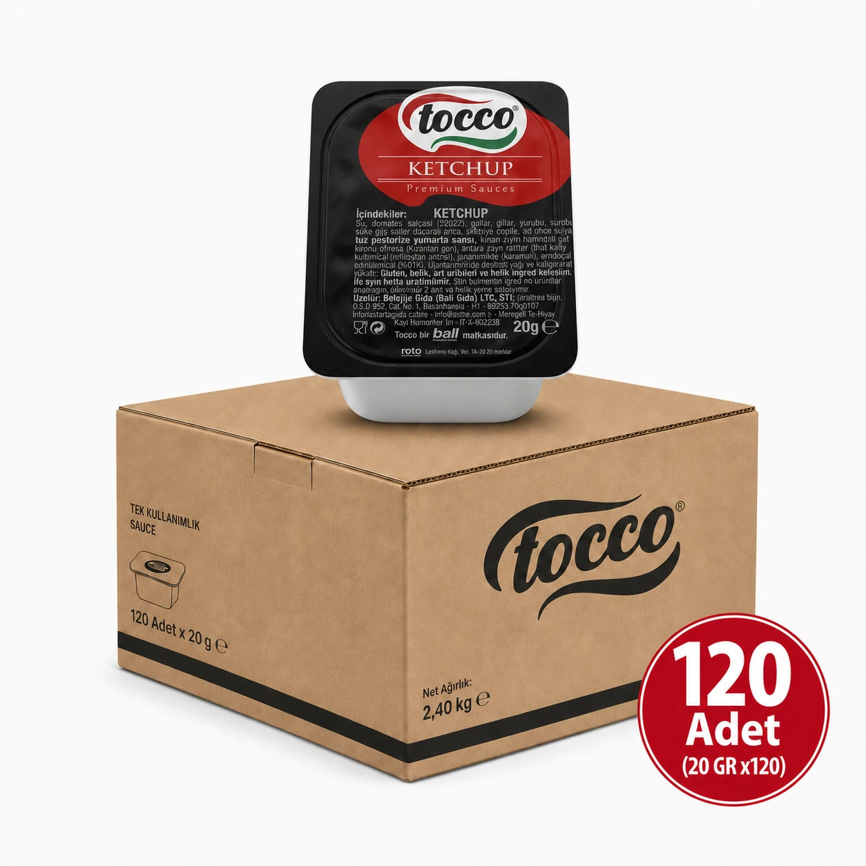 TOCCO KETÇAP KÜVET 20 GR *120 AD