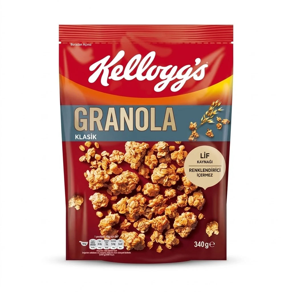 KELLOGGS GRANOLA KLASİK  340 G* 10 PK