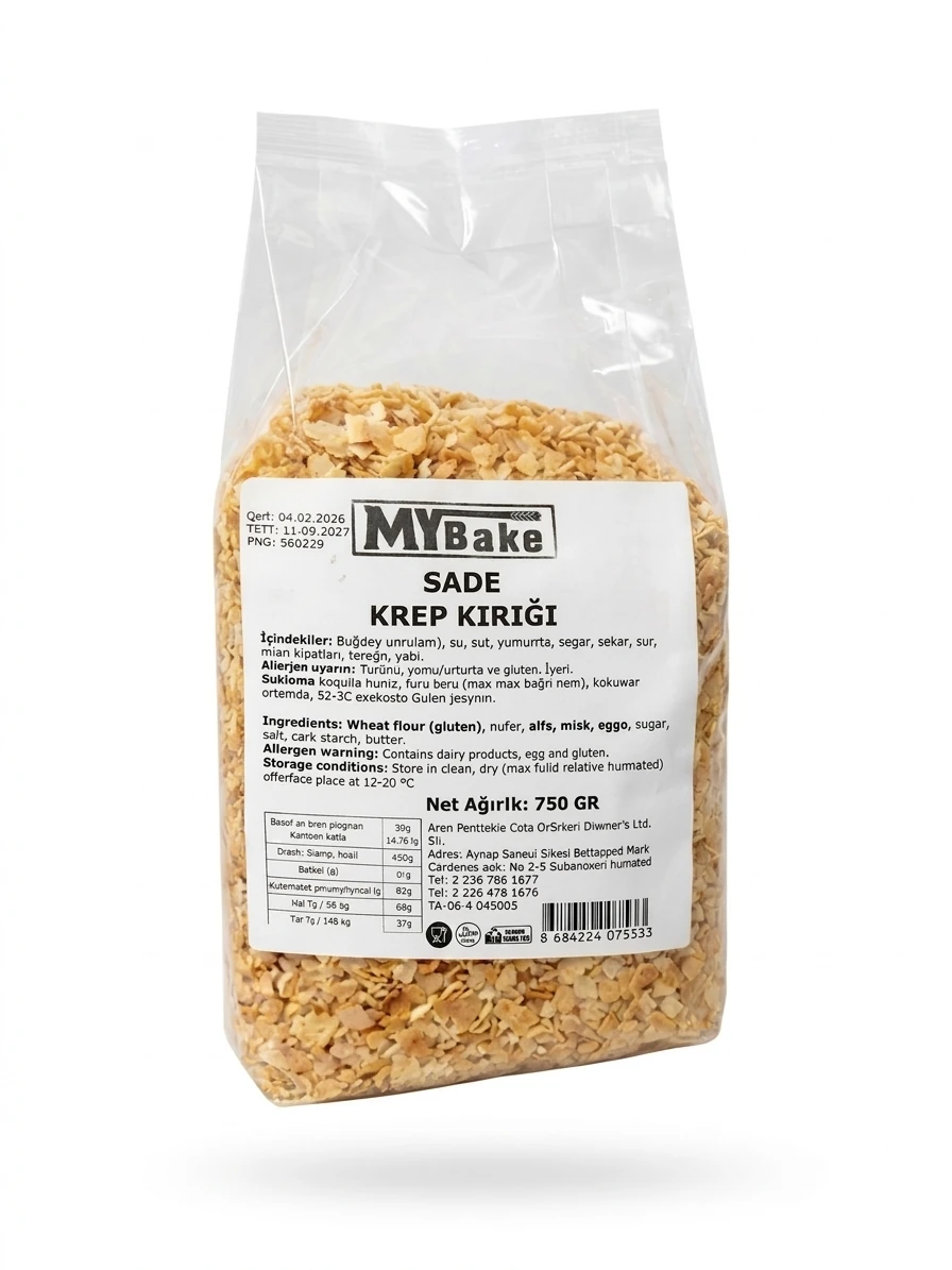 MY BAKE KREP KIRIĞI 750 GR