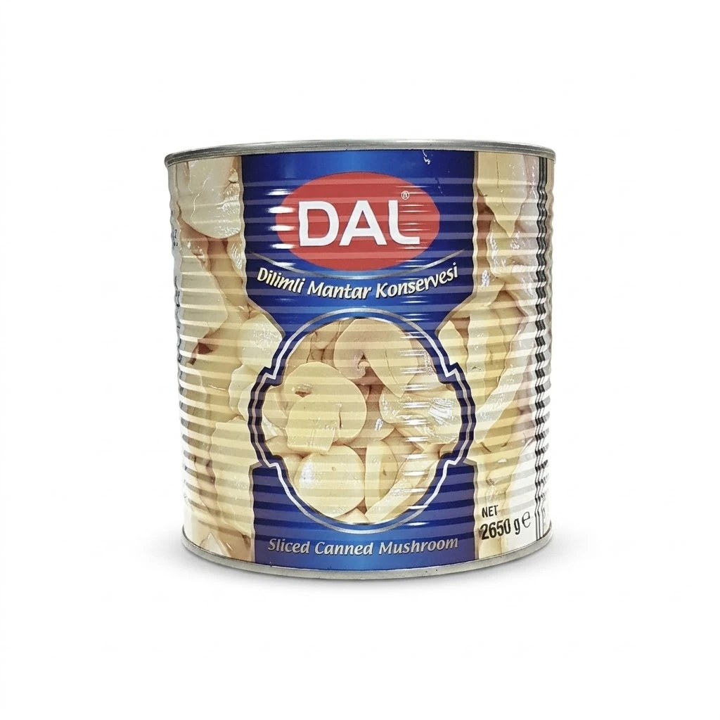 DAL DİLİMLİ MANTAR KONSERVE 6*2850 GR