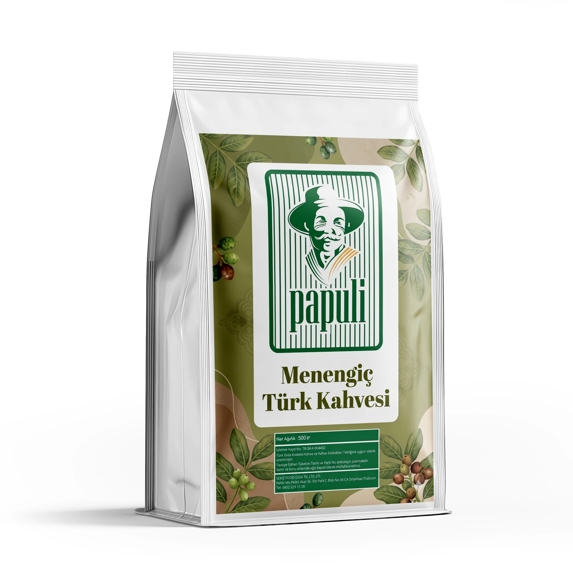 PAPULİ MENENGİÇ TÜRK KAHVESİ 500 GR