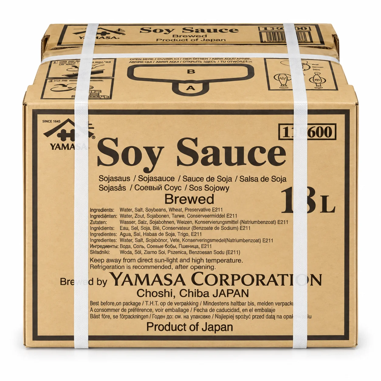 YAMASA USUKUCHİ SOYA SOS 18 LT * 1 AD