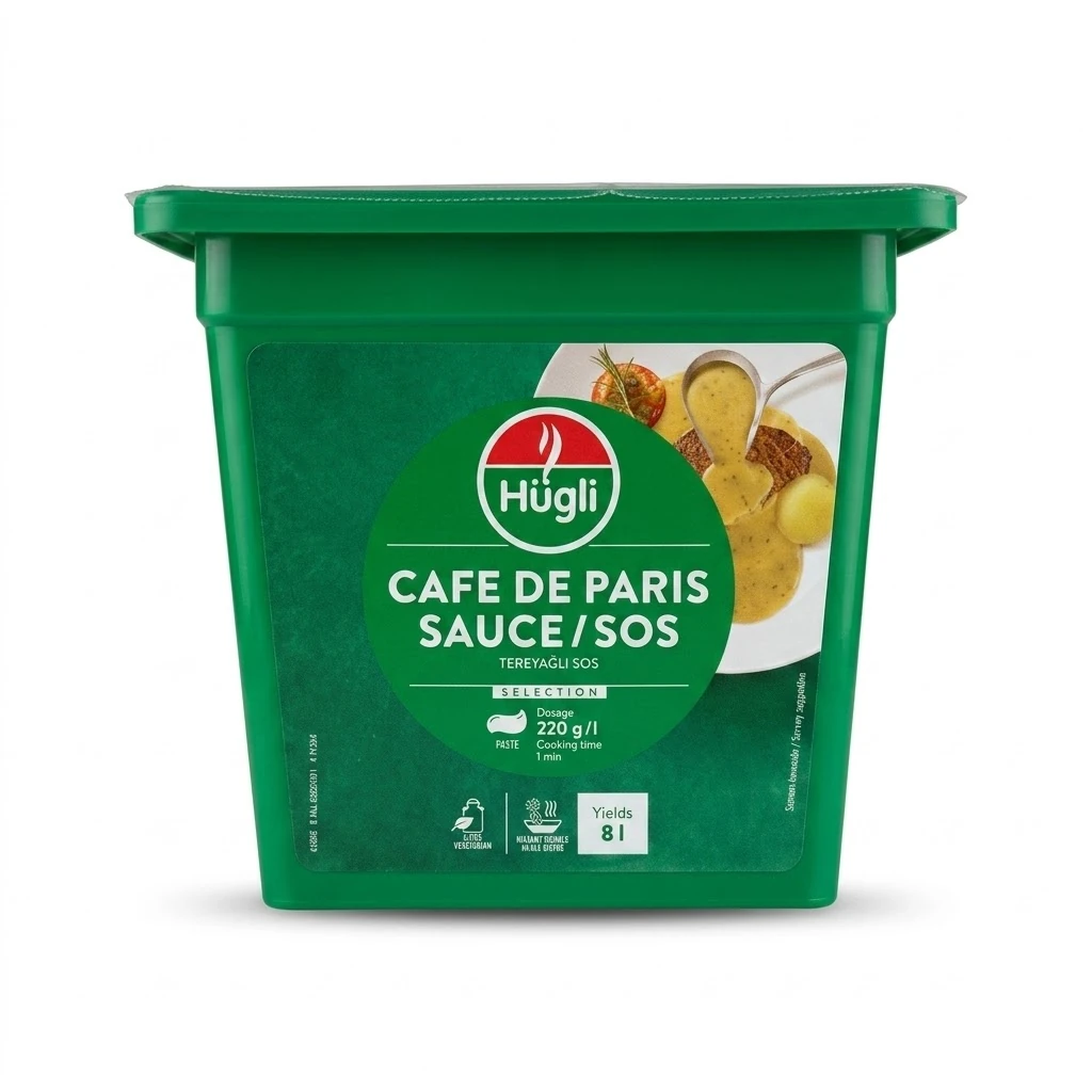 HUGLİ CAFE DE PARİS SOS ( MACUN ) 1,54 KG