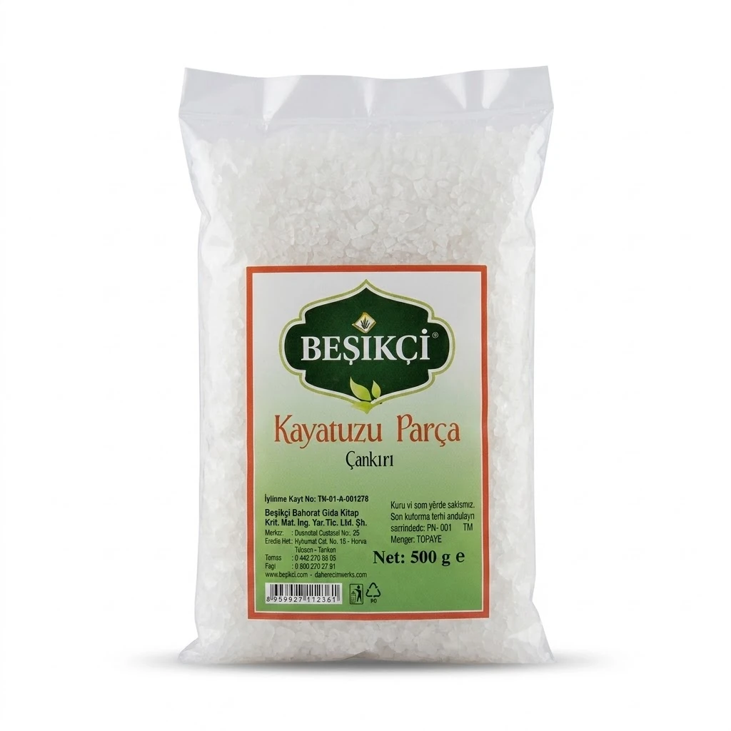 BEŞİKÇİ KAYA TUZU GRANÜL 500 GR