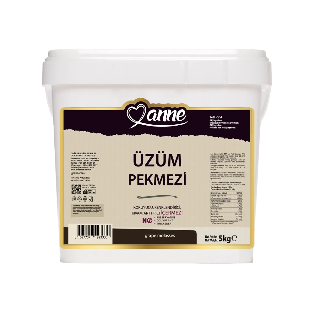 DOĞBES ÜZÜM PEKMEZİ 5 KG